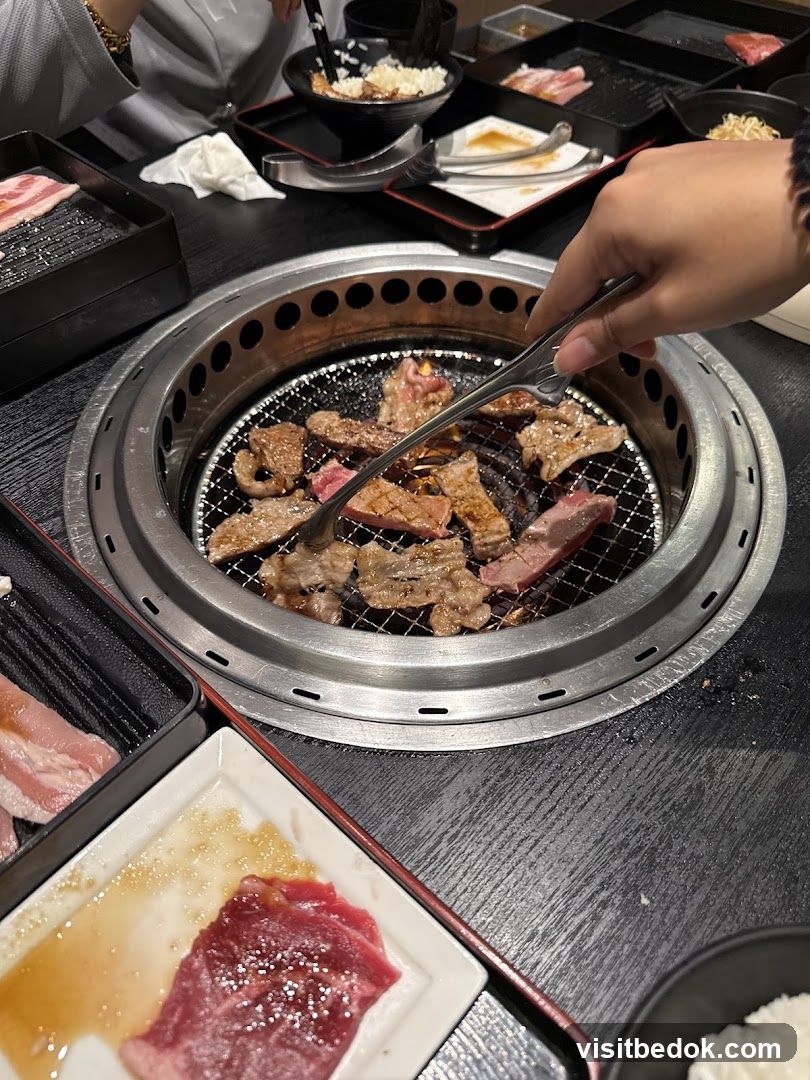 Grilling Meat