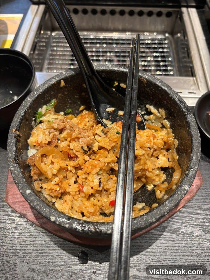 Bibimbap in a Stone Bowl