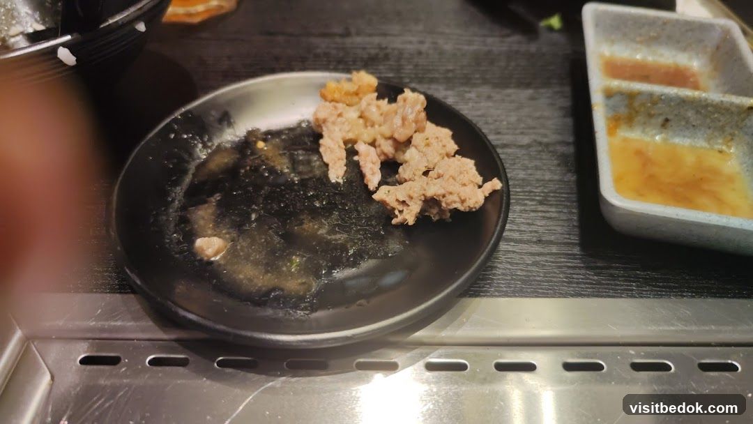 Leftover Food on Plate