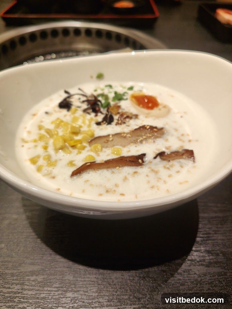 Creamy Soup with Corn and Egg
