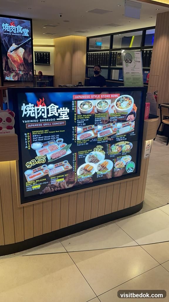 Yakiniku Shokudo Menu