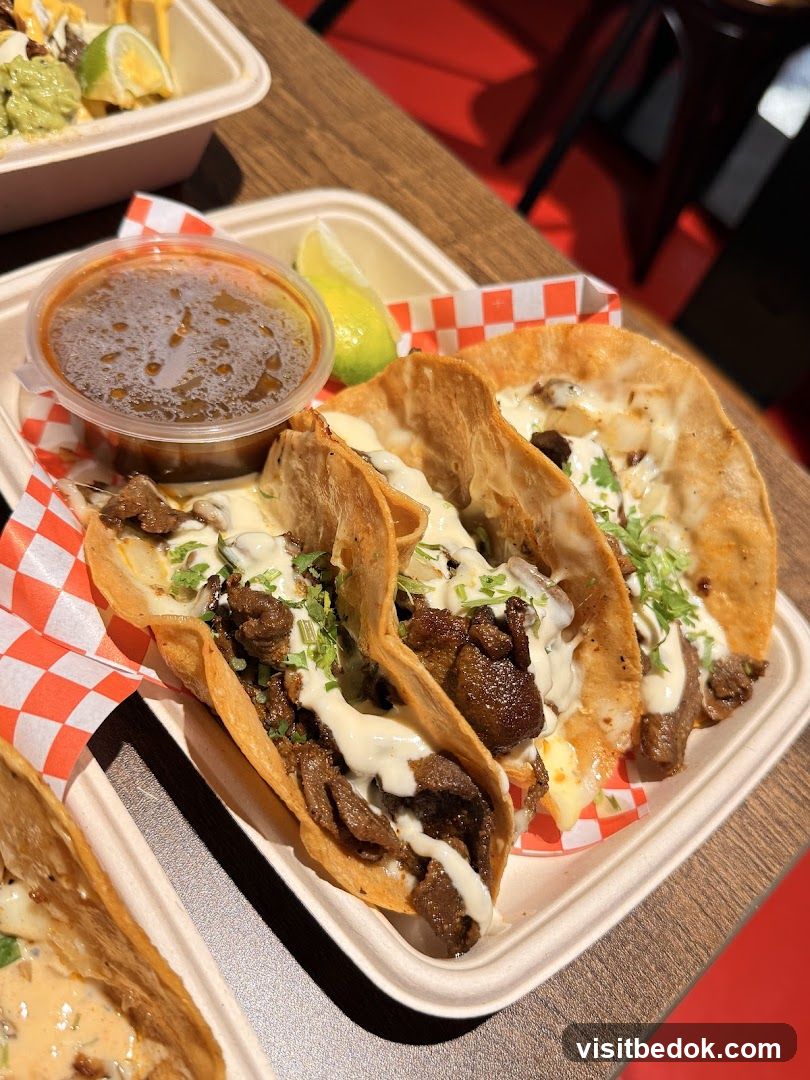 Beef Tacos with Consommé