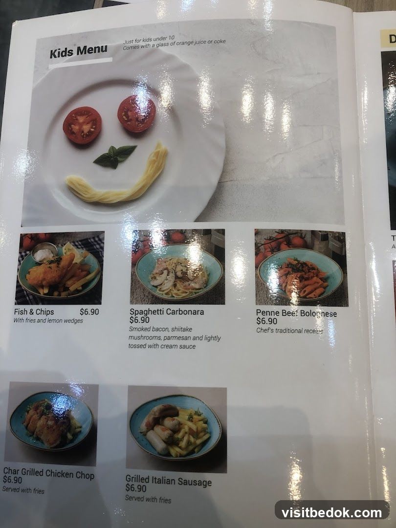 Kids Menu
