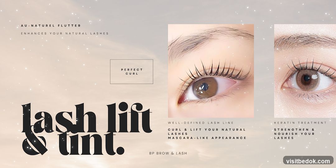 Lash Lift & Tint Advertisement