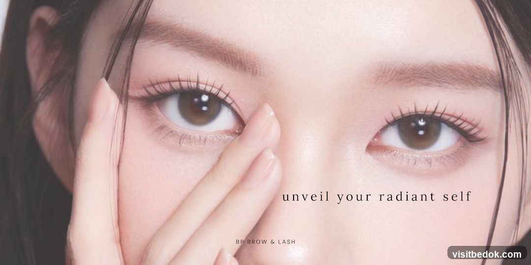 Advertisement for BP Brow & Lash