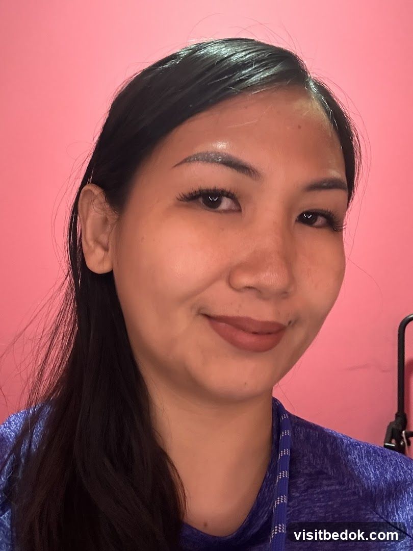 Woman with makeup