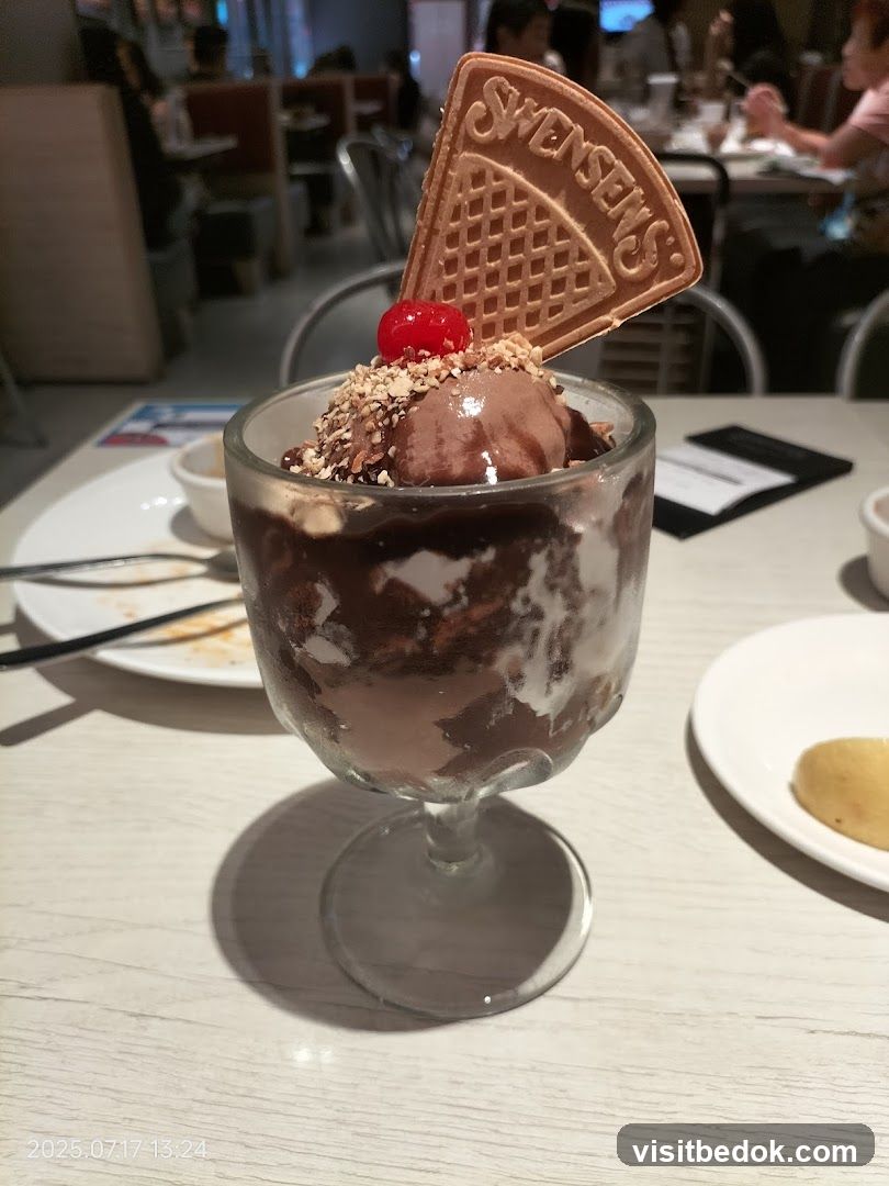 Chocolate Sundae with Wafer