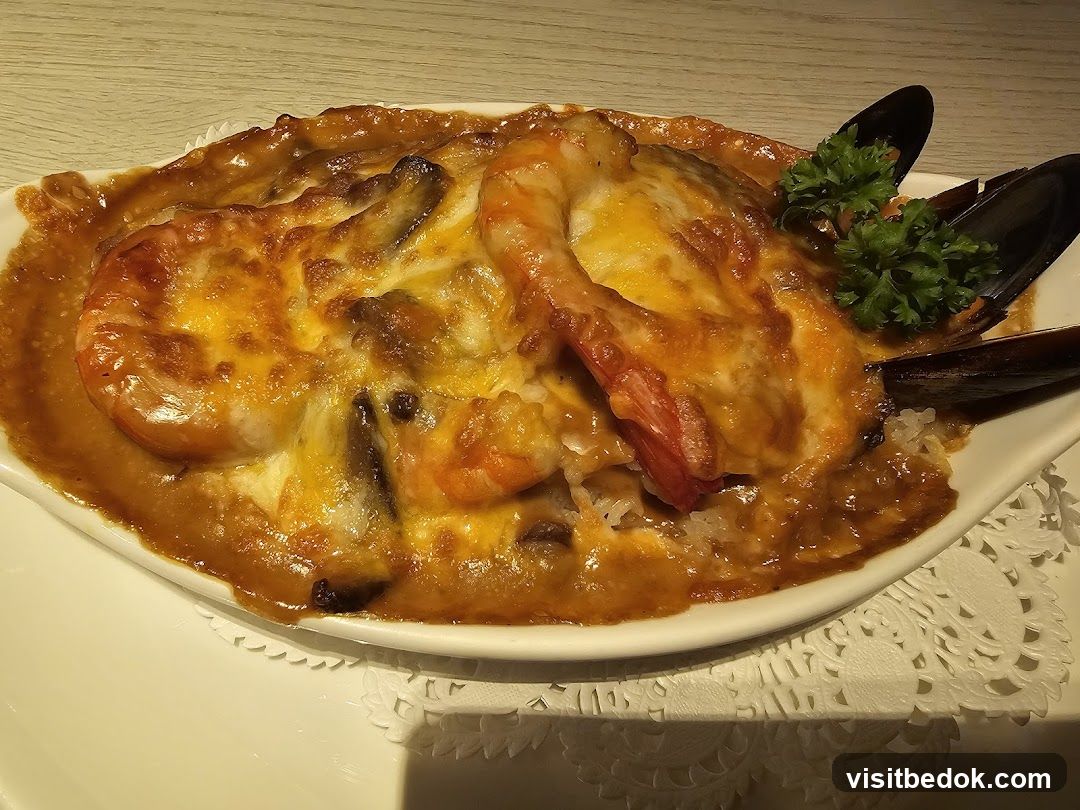 Baked Seafood Rice