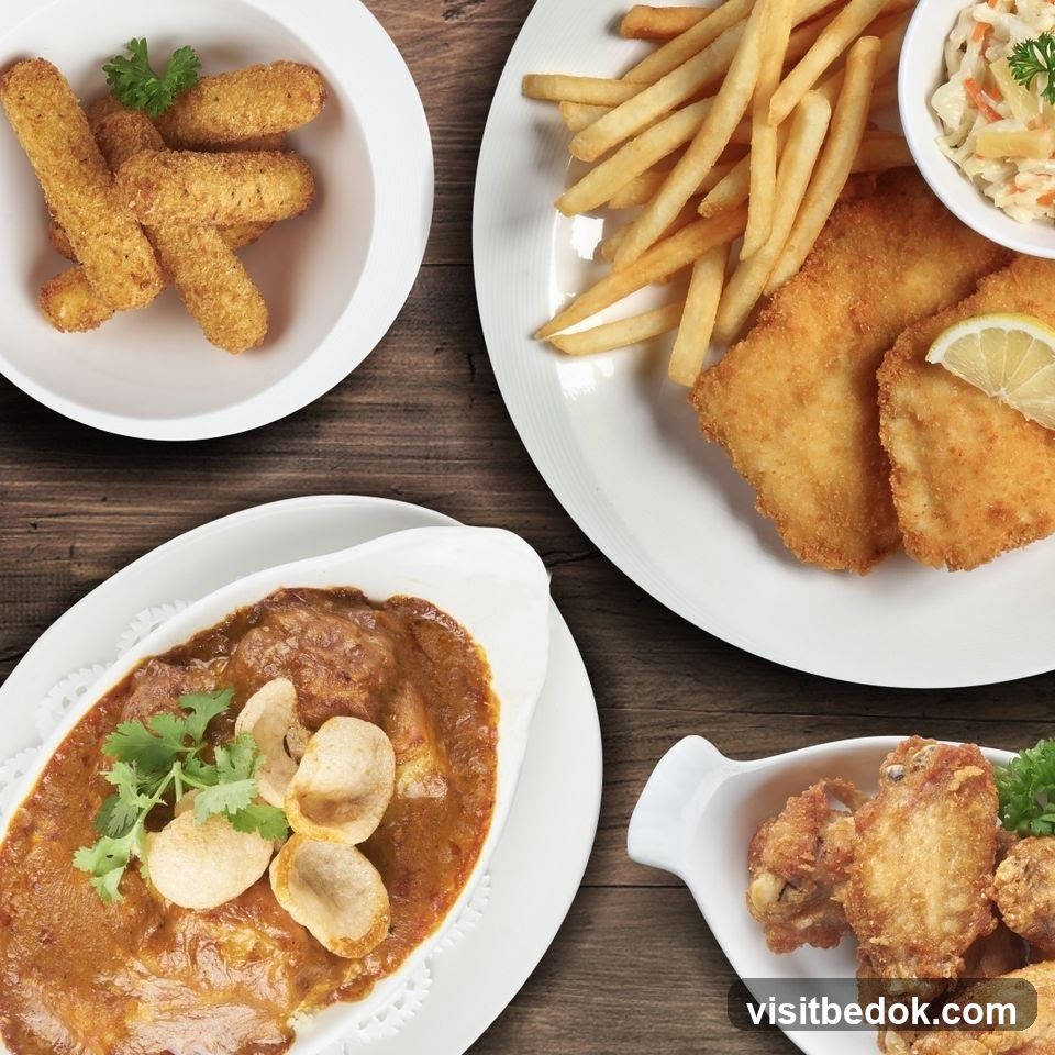 Assorted Fried Foods