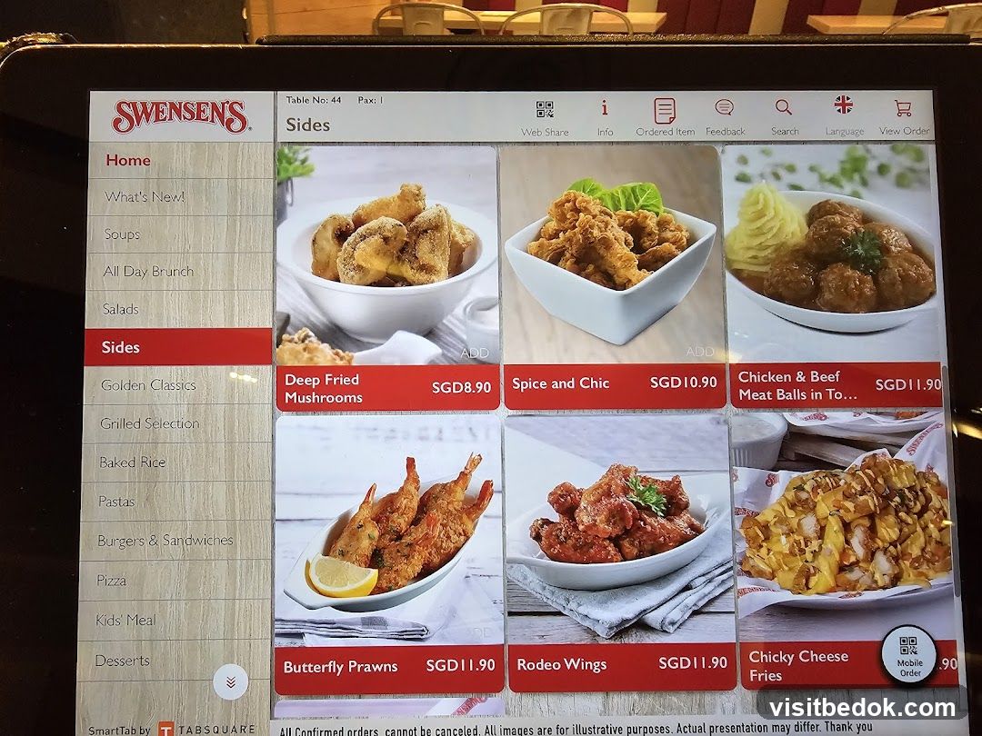 Swensen's Sides Menu