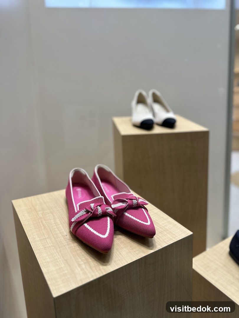 Pink and White Flats