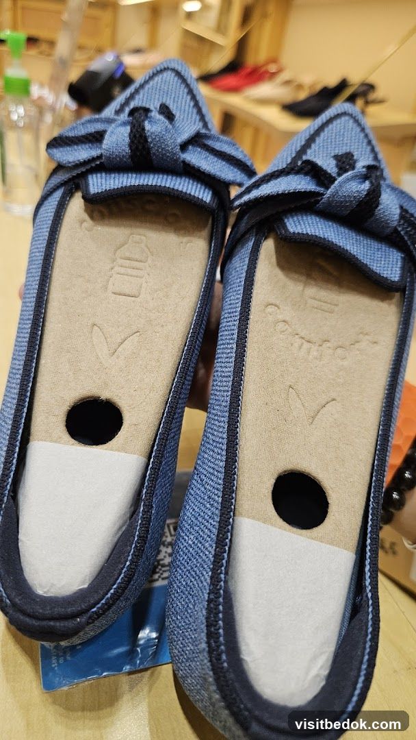 Blue Denim Ballet Flats