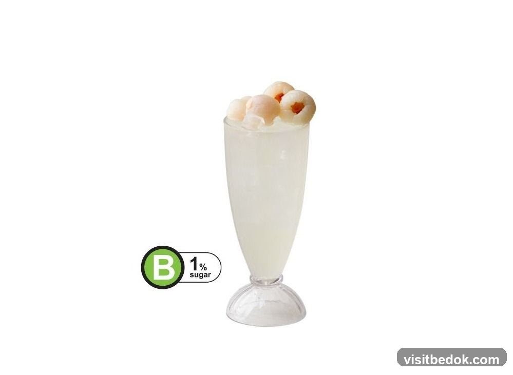 Lychee Drink with 1% Sugar