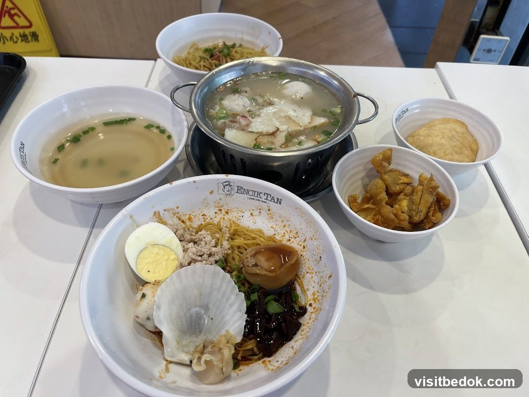 Noodle Soup and Side Dishes