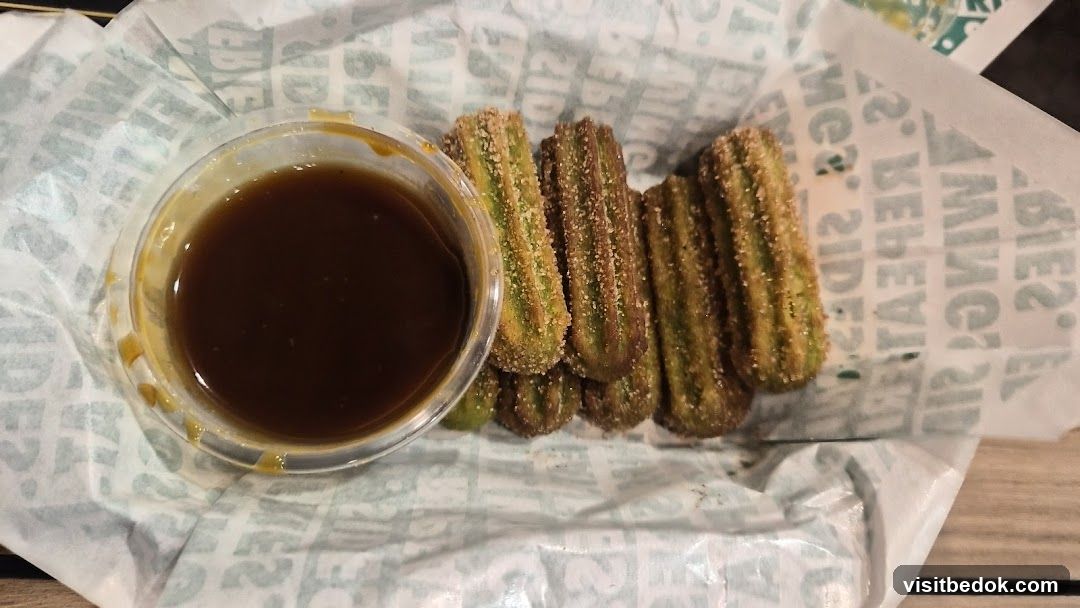 Churros with dipping sauce