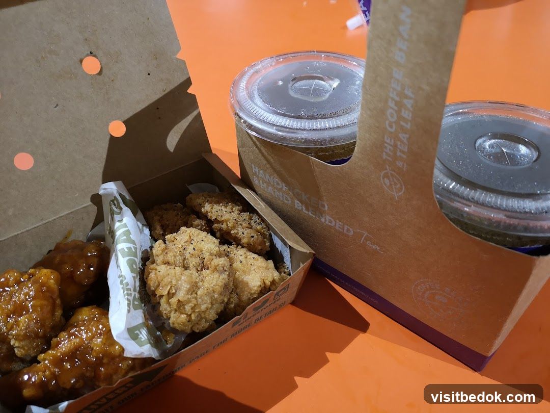 Fried Chicken and Drinks