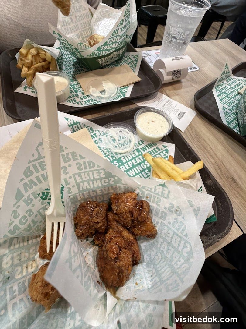 Chicken Wings and Fries