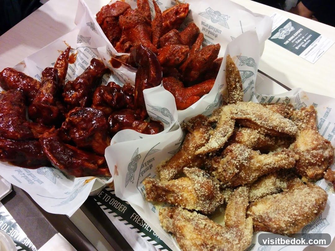 Three Baskets of Chicken Wings