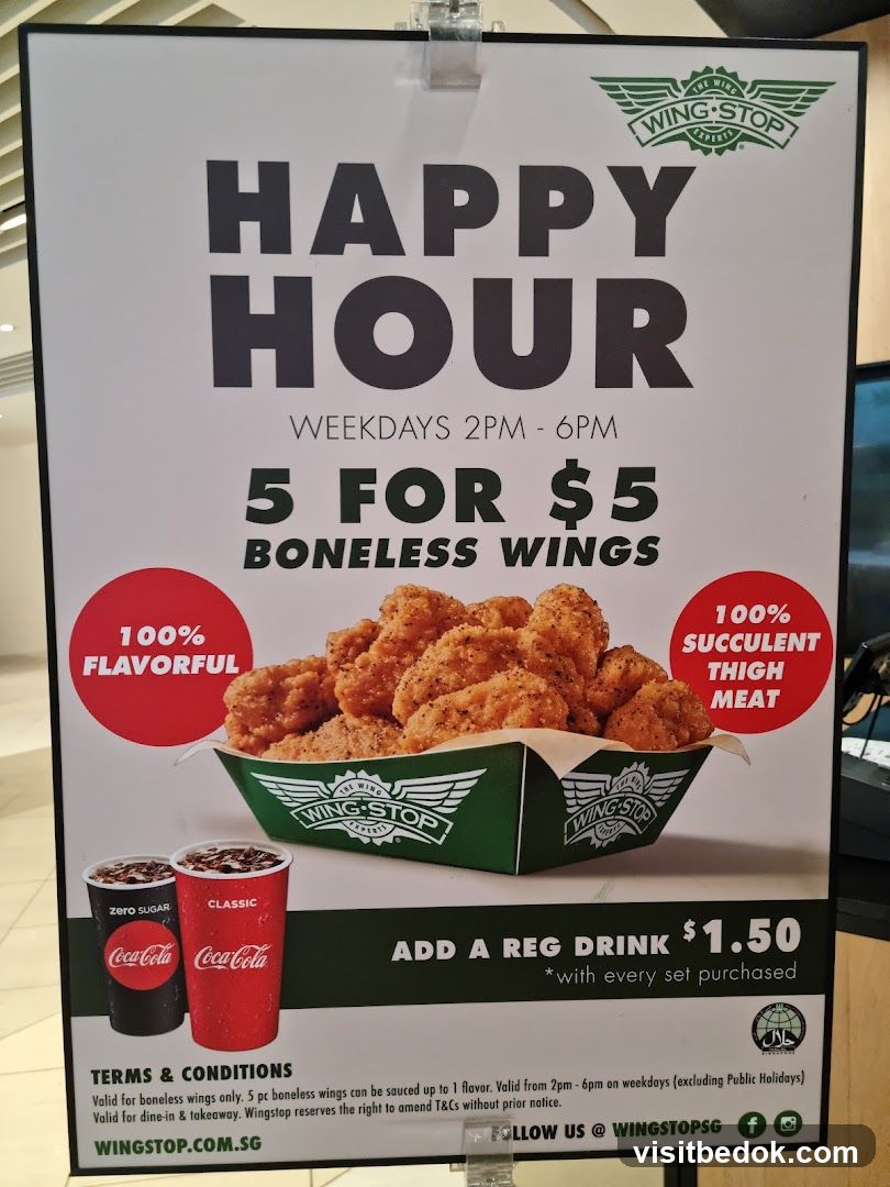 Wing Stop Happy Hour Promotion