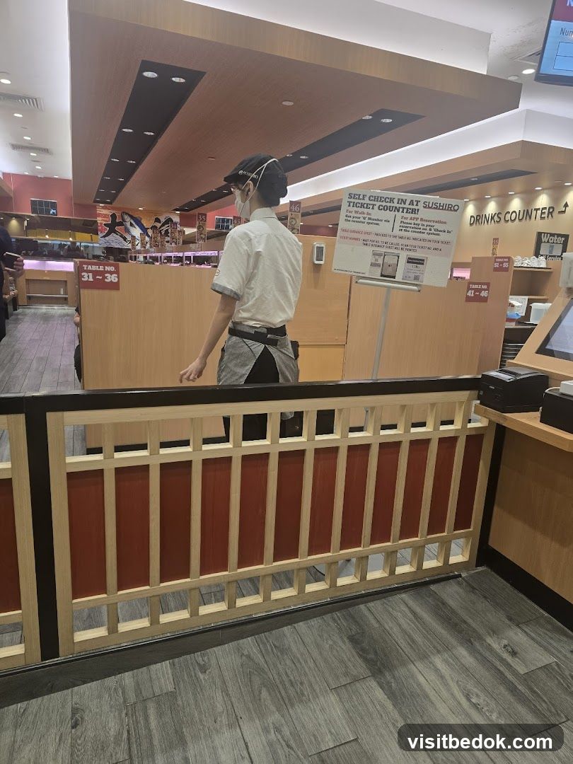 Sushi Restaurant Interior