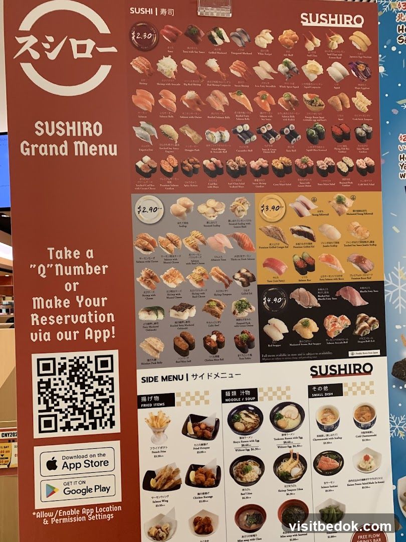 SUSHIRO Grand Menu