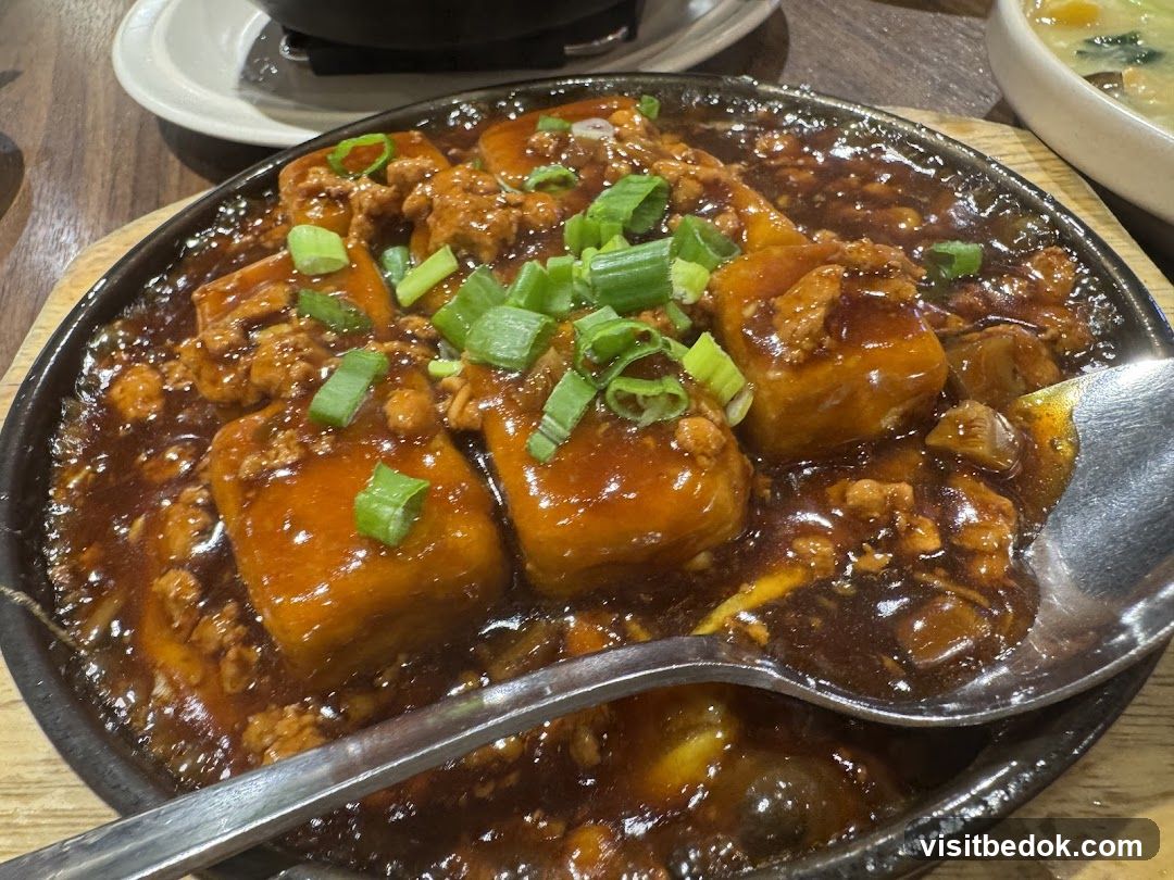 Sizzling Tofu Dish