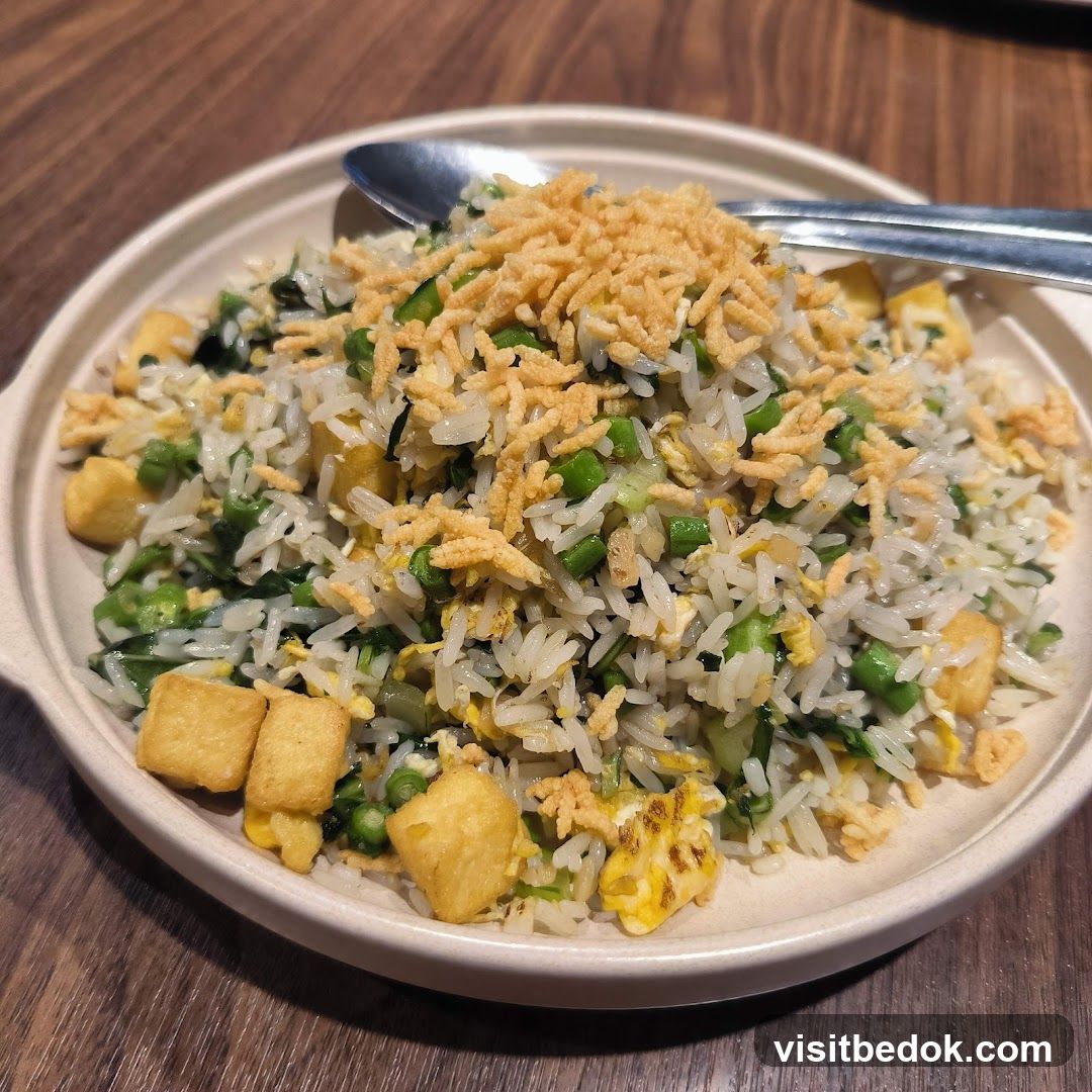 Fried Rice with Tofu and Peas