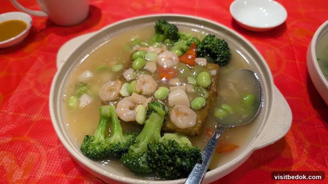 Seafood and Tofu Dish