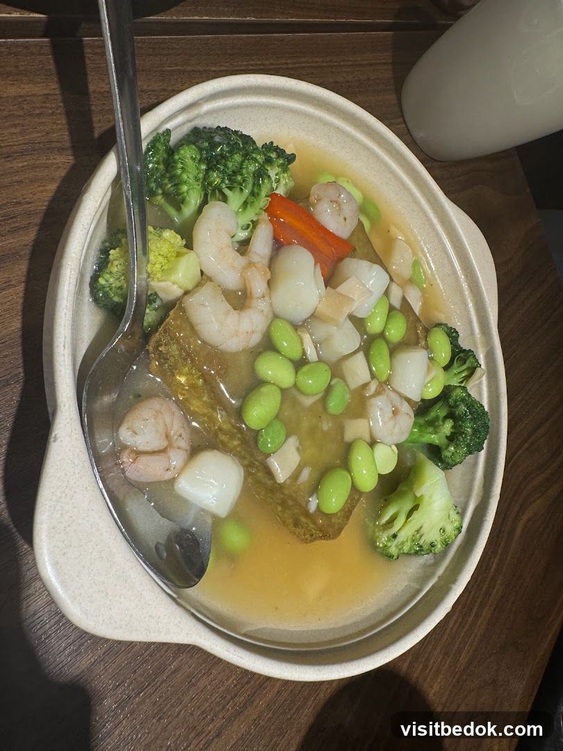 Seafood and Broccoli Dish