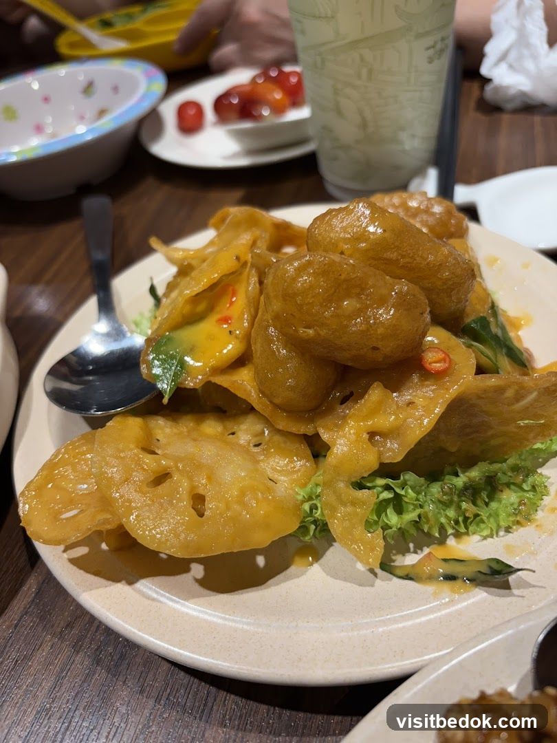 Crispy Lotus Root Dish