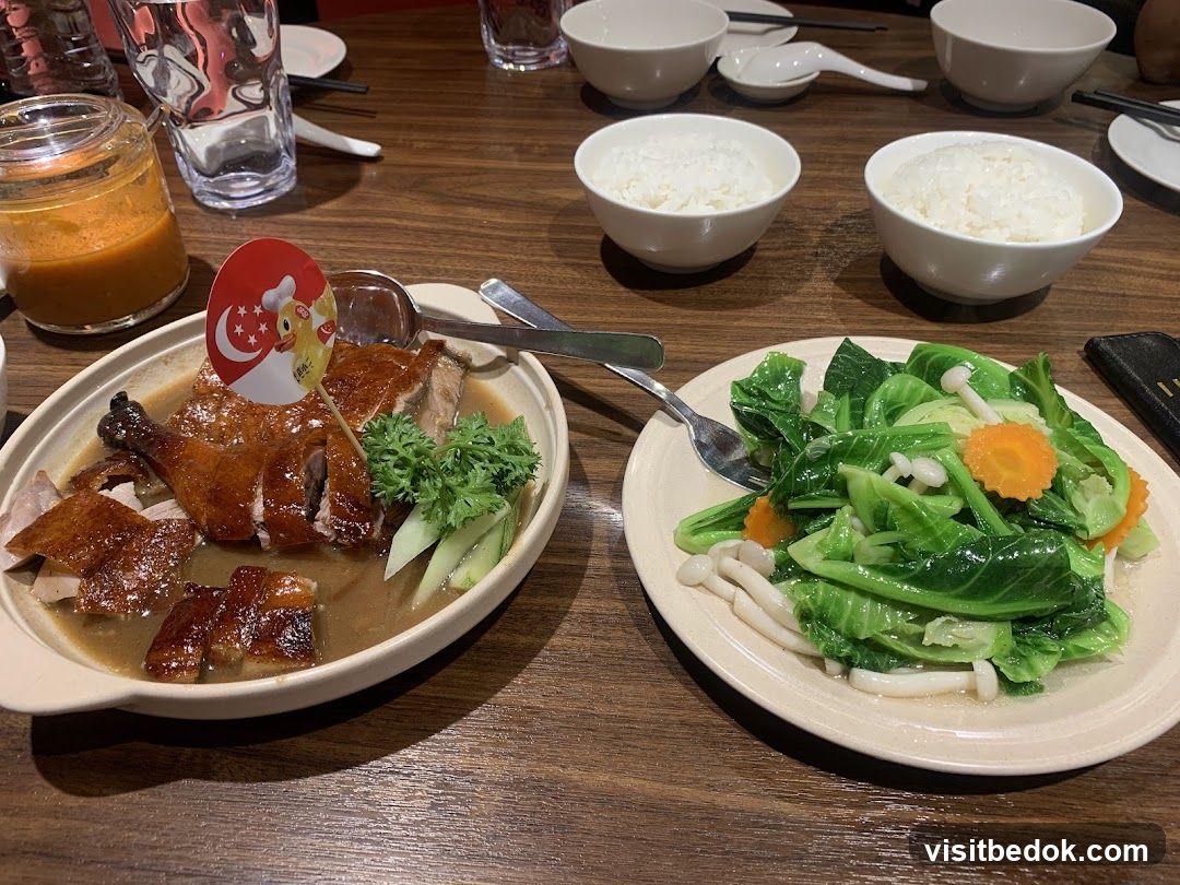 Roasted Duck and Stir-fried Vegetables