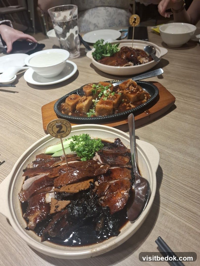 Roasted Duck and Tofu Dishes