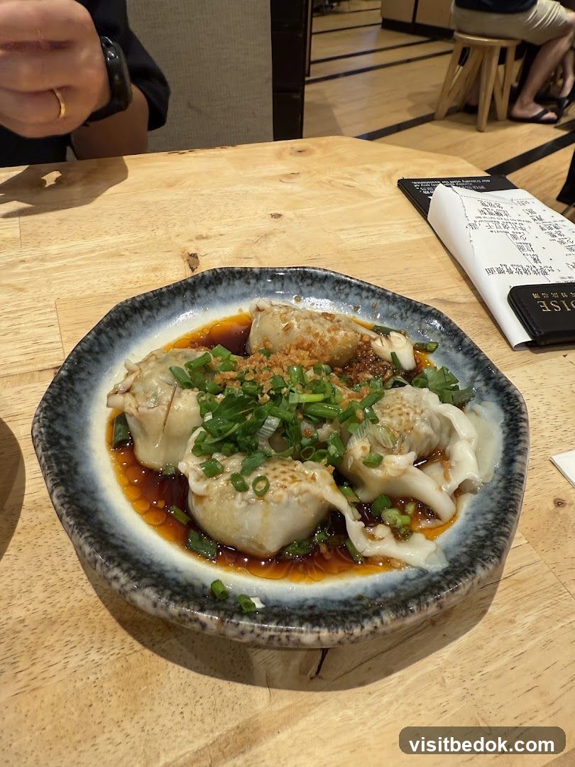 Dumplings with Sauce