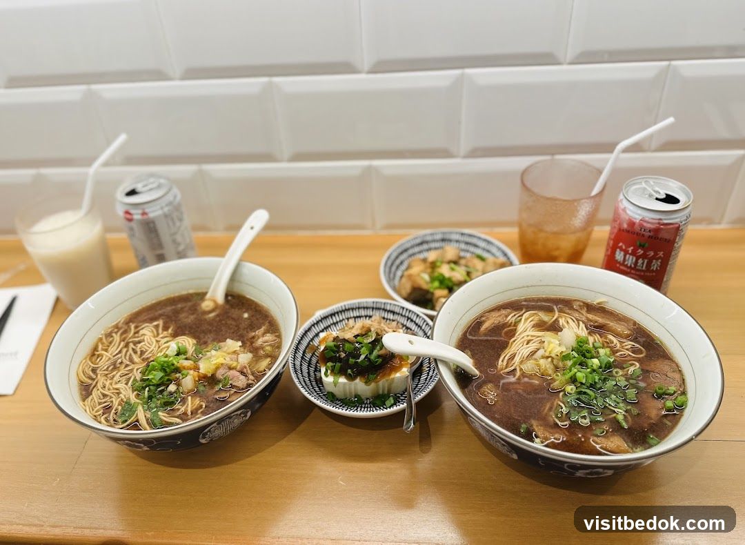 Noodle Soup and Sides
