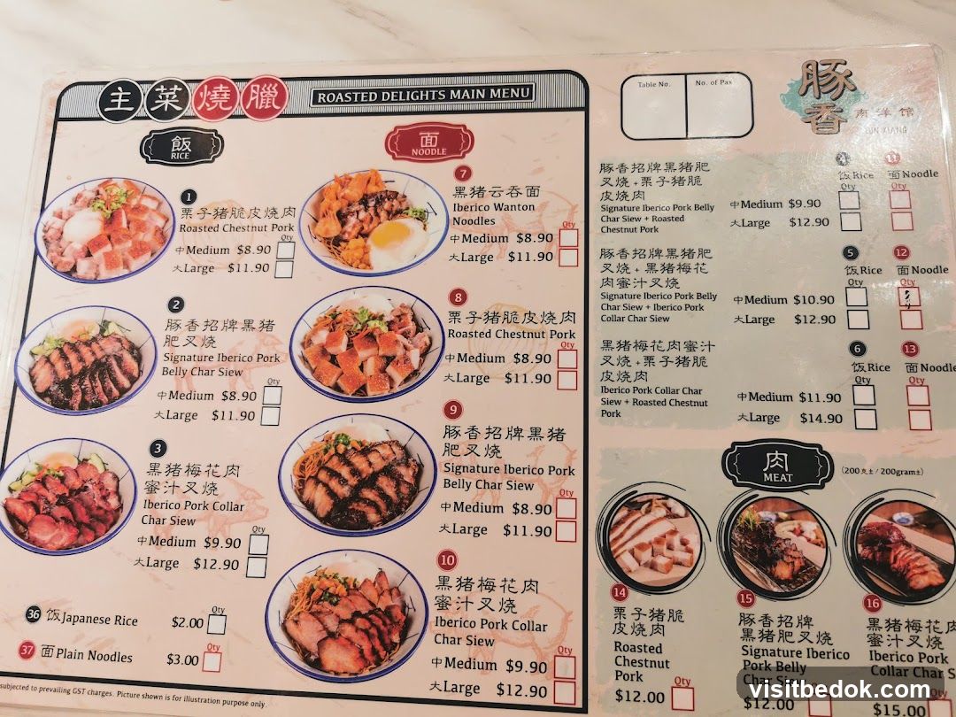 ROASTED DELIGHTS MAIN MENU