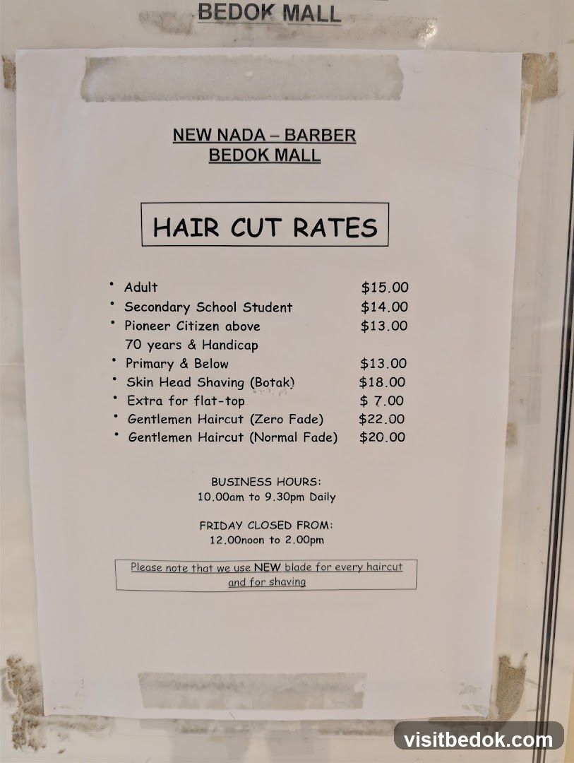 HAIR CUT RATES