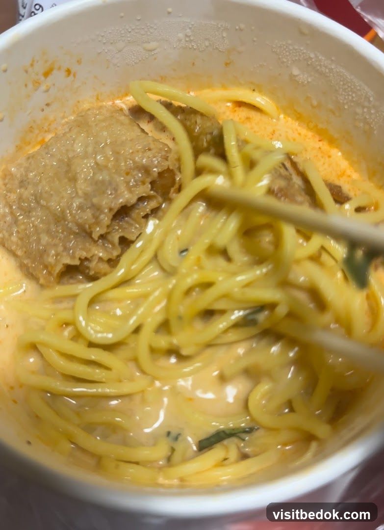 Noodles in Curry Soup