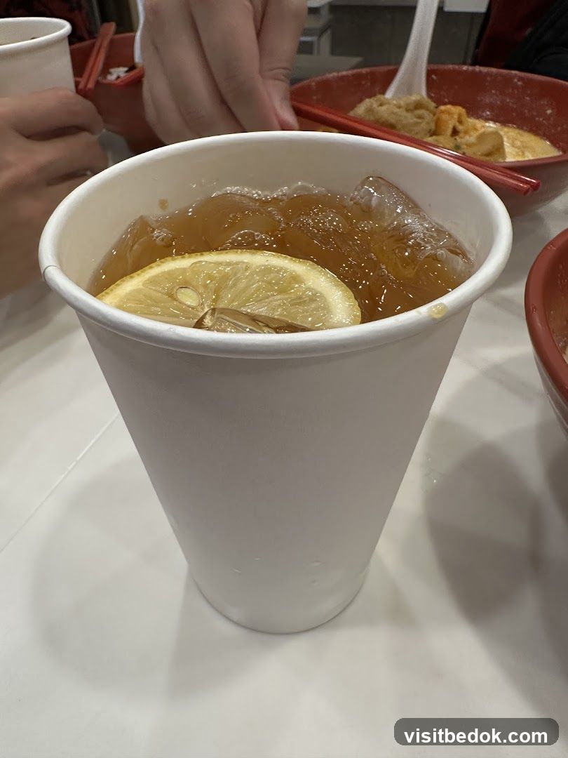 Iced Tea with Lemon