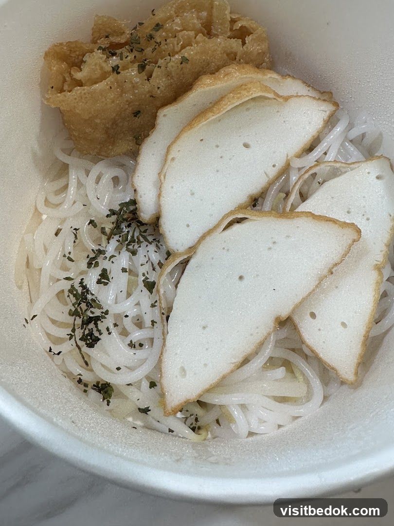Noodle Dish with Fish Cakes