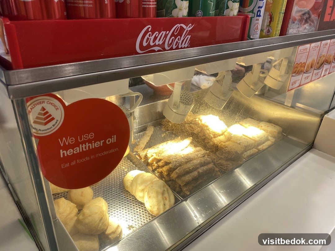 Food Display with Coca-Cola Branding