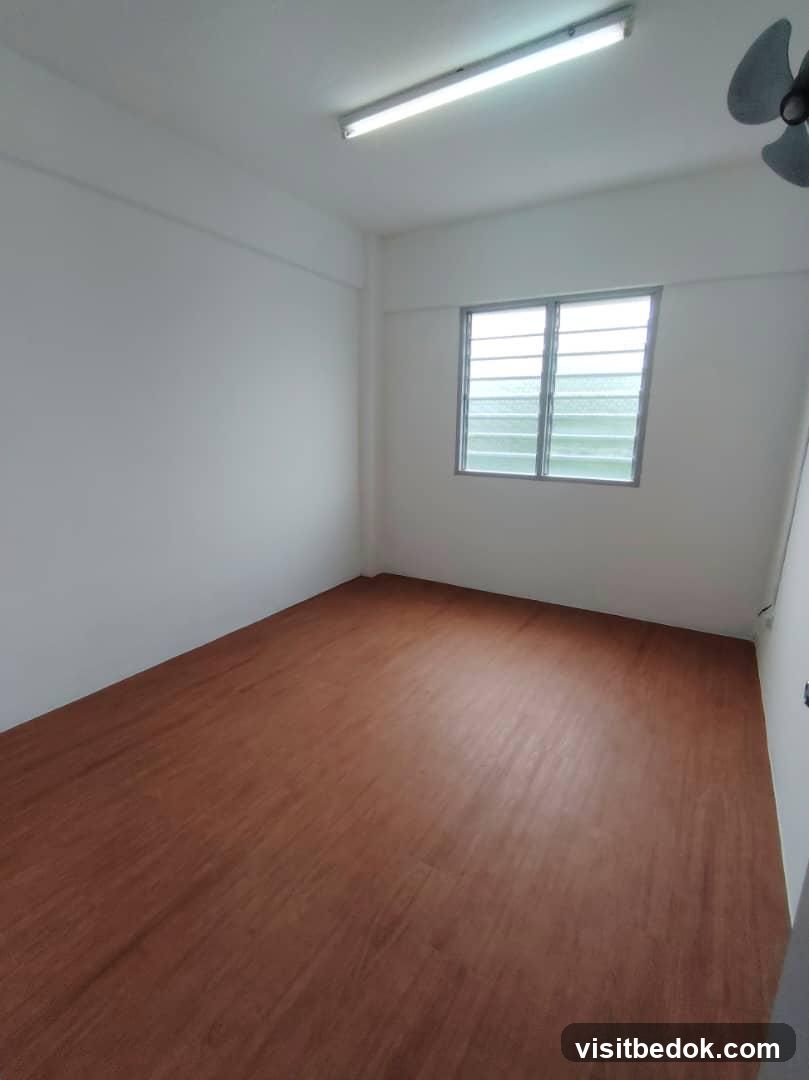 Empty Room with Wooden Floor
