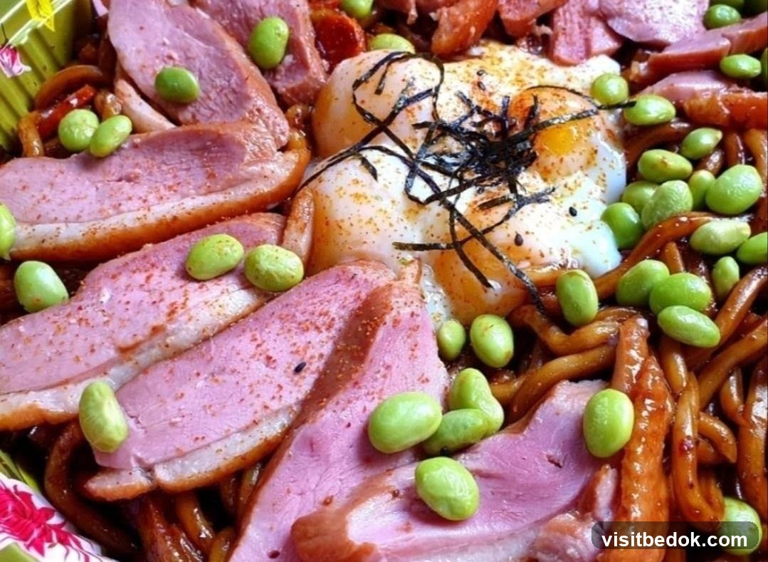Noodle Dish with Duck and Egg