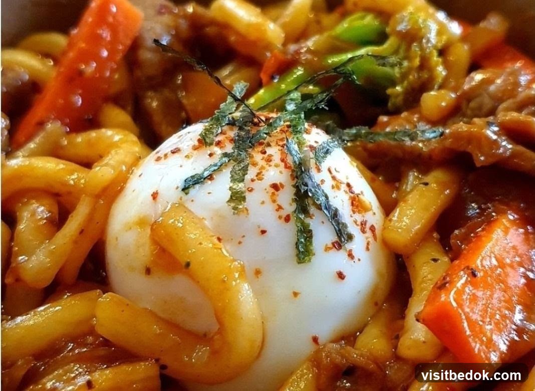 Udon Noodle Dish with Egg