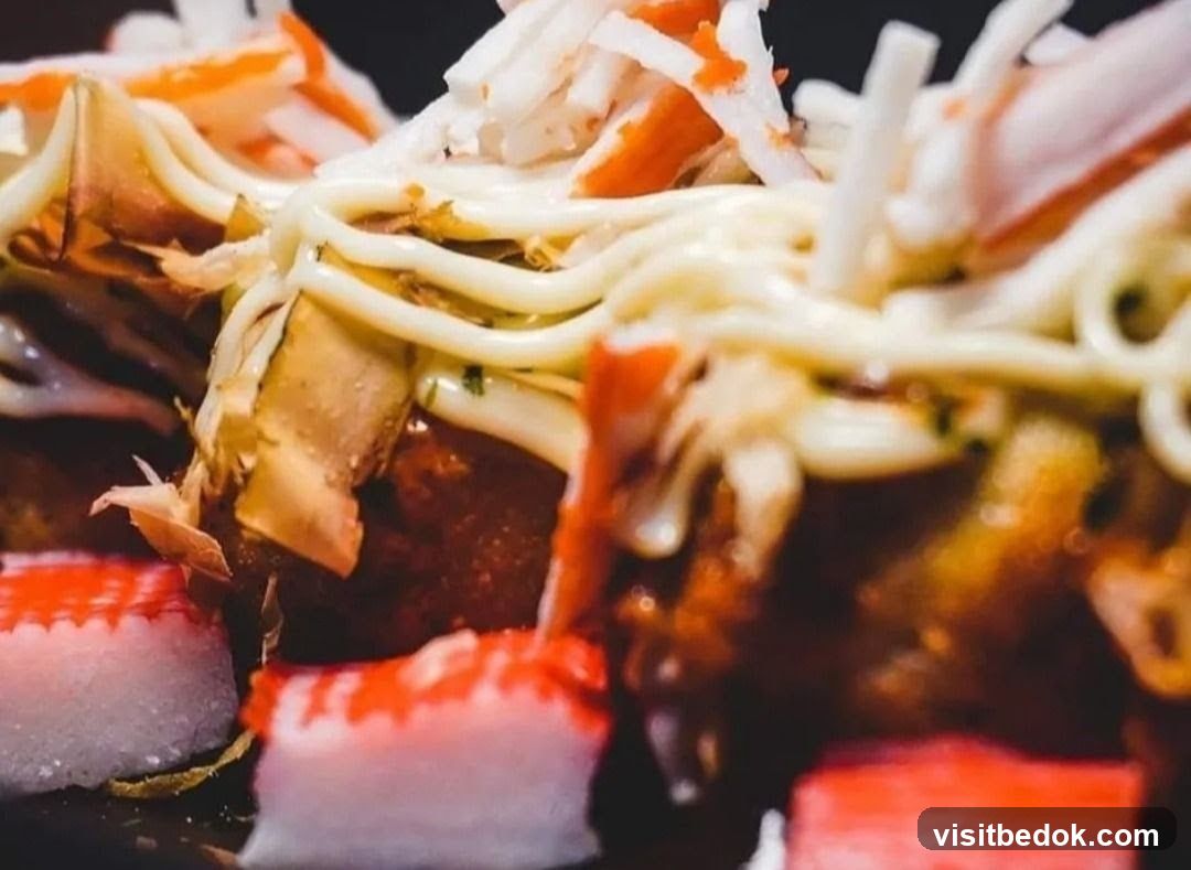 Close-up of Takoyaki