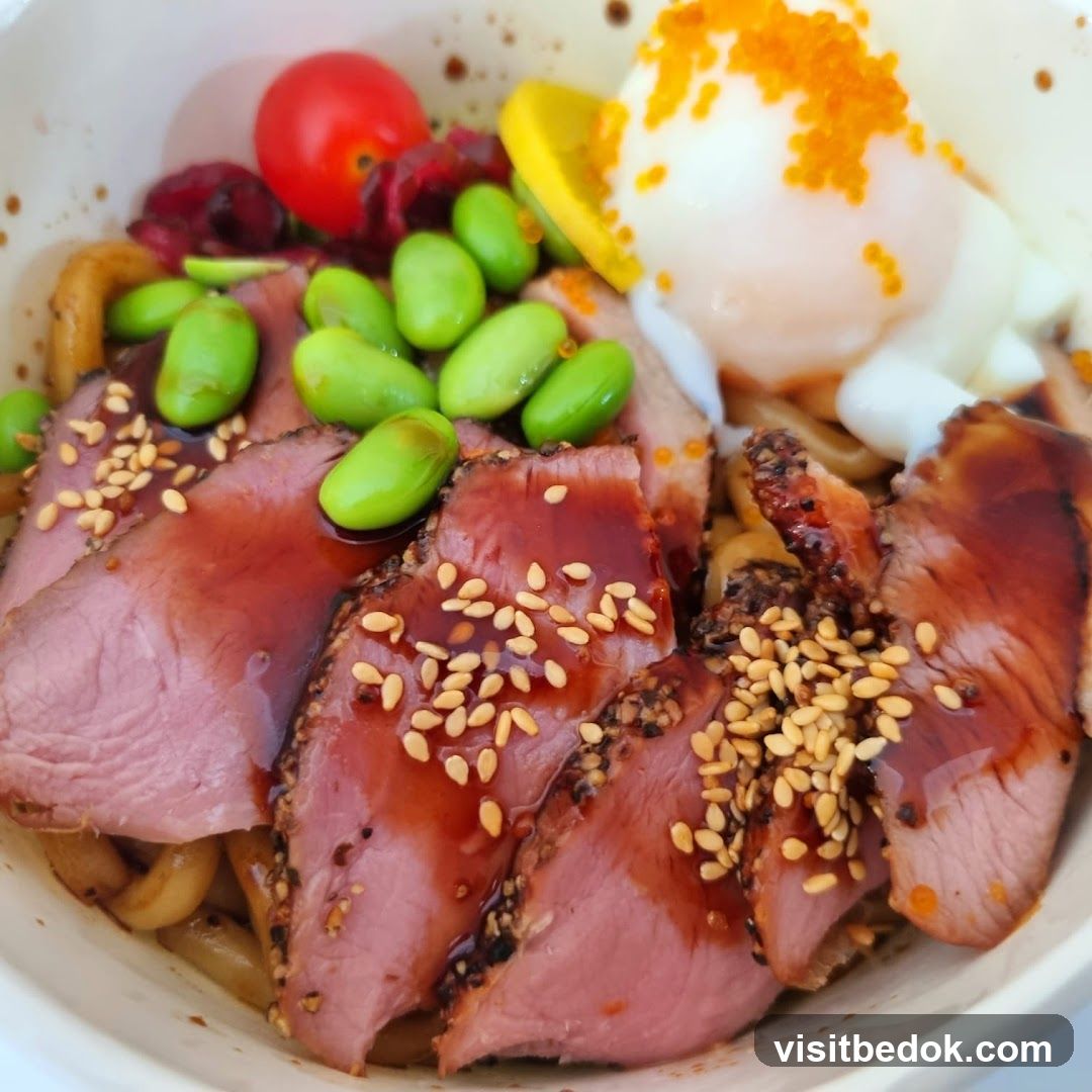 Beef and Edamame Bowl