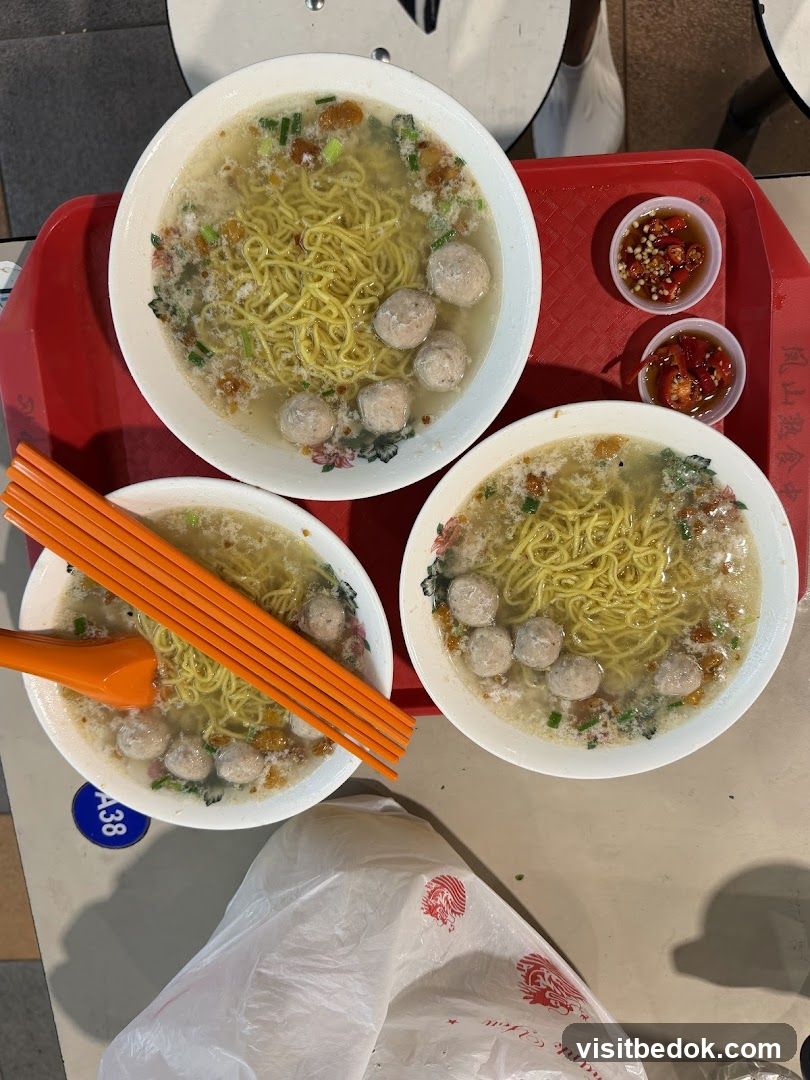 Bowls of Noodle Soup