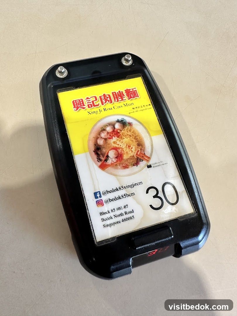 Restaurant Table Number and Information Card