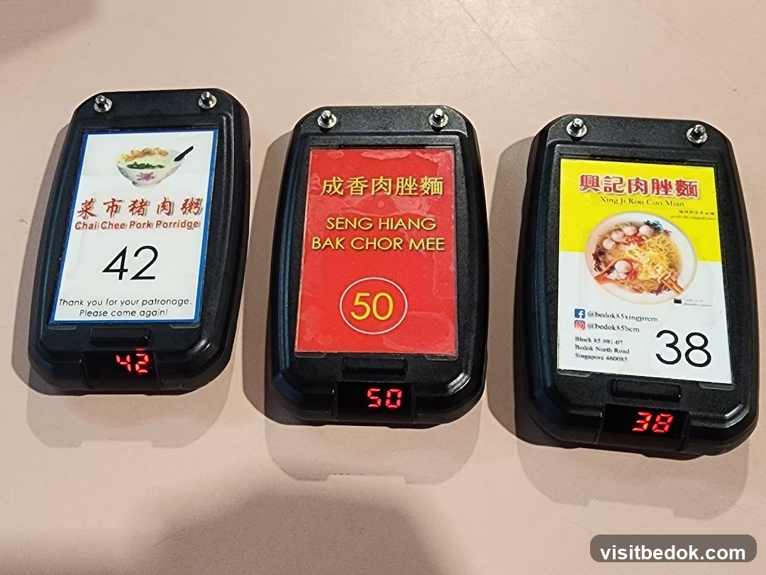 Food ordering pagers