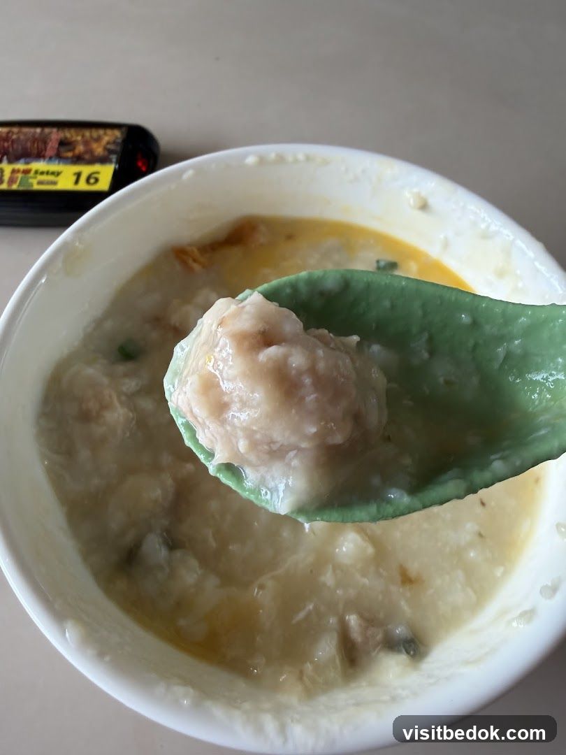 Congee with Meatball