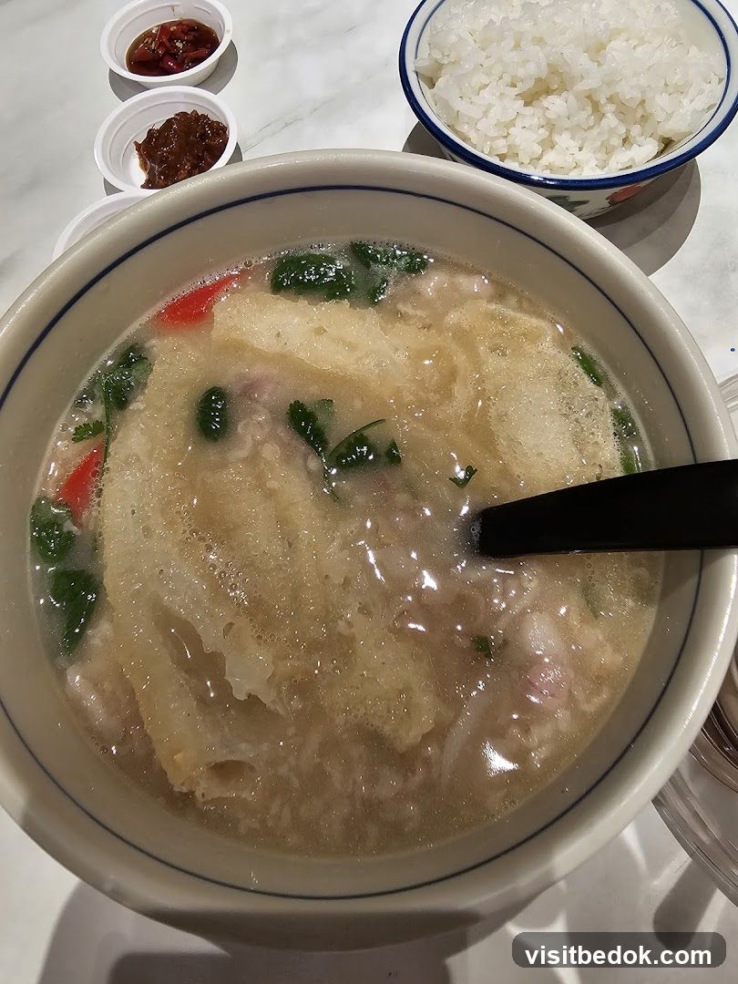 Fish Maw Soup with Rice